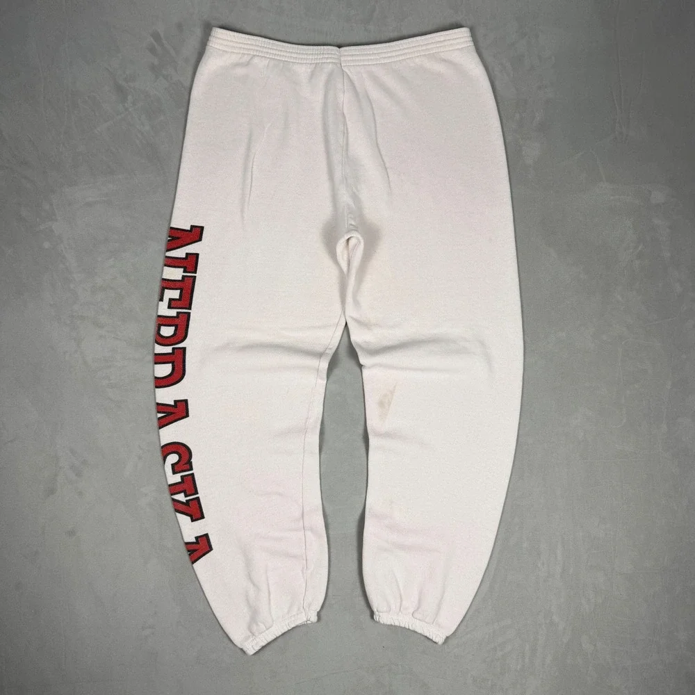 90s Mens Vintage Nebraska Huskers Spellout Sweatpants Streetwear Large